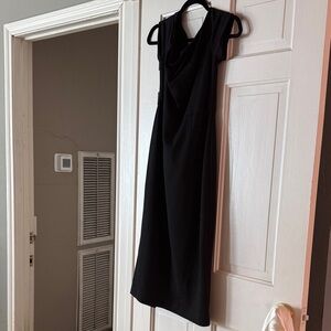 Trina Turk Elegant Black Midi Dress
